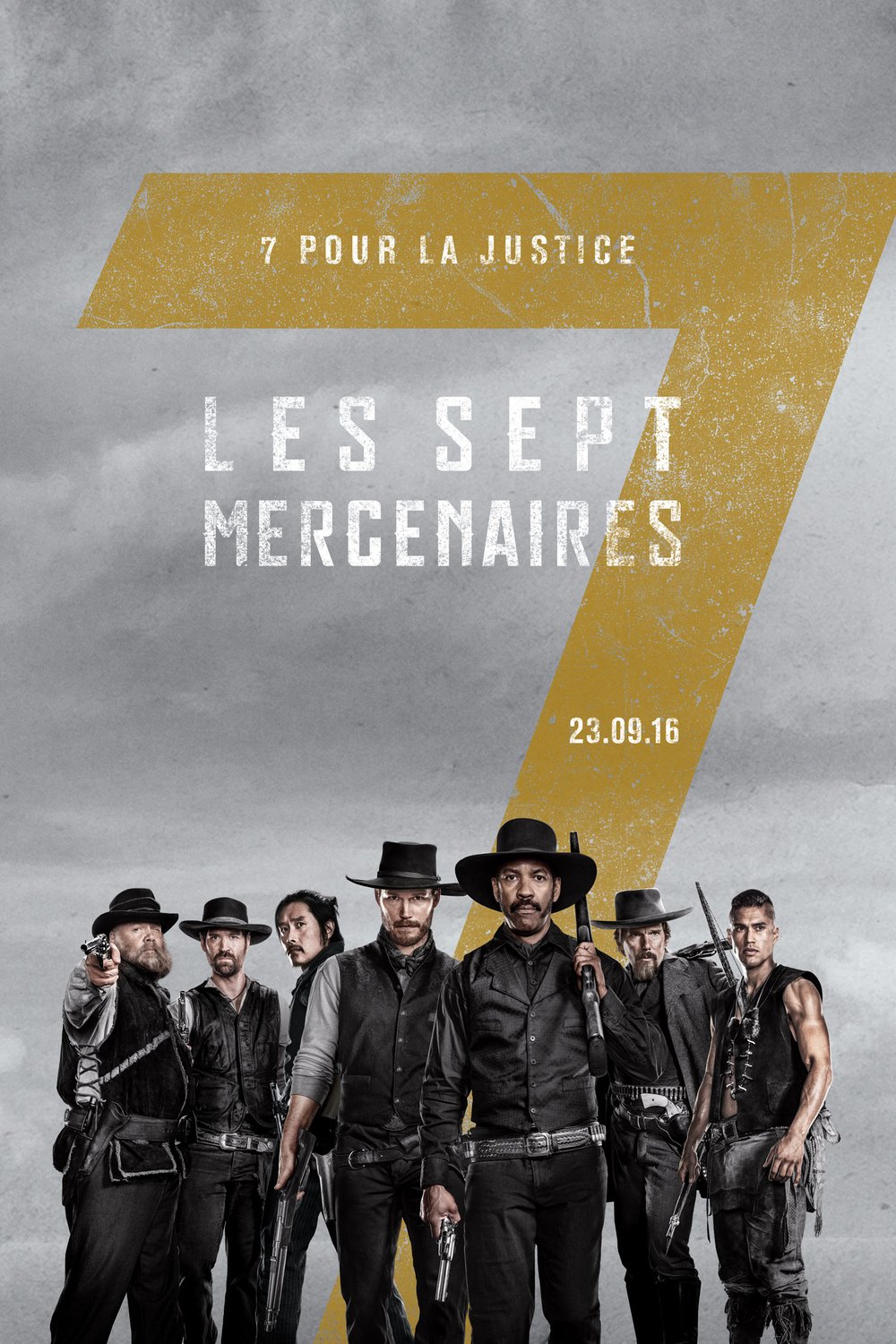 L'affiche du film Les Sept mercenaires