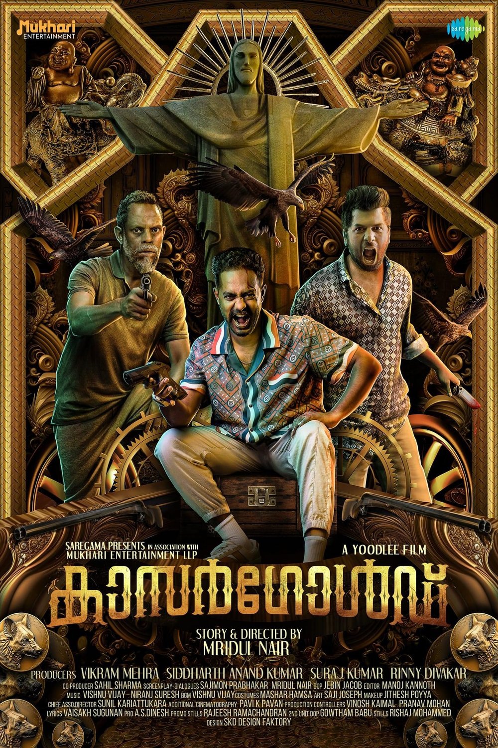 Malayalam poster of the movie Kasargold