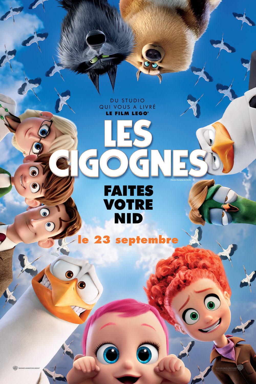 L'affiche du film Les Cigognes