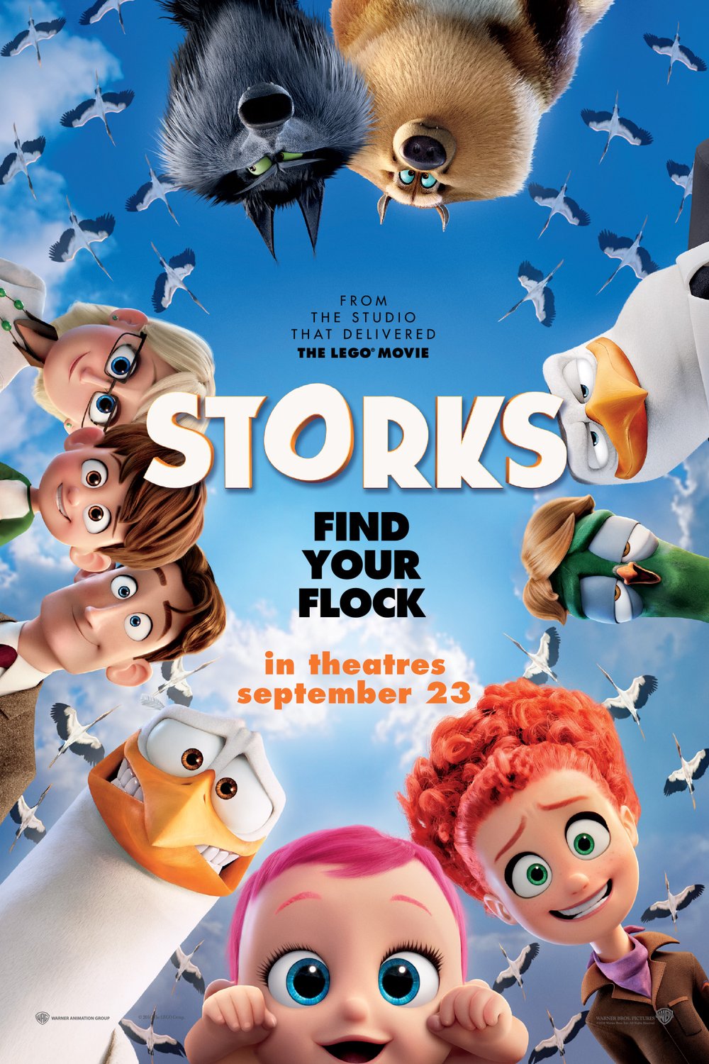 L'affiche du film Storks