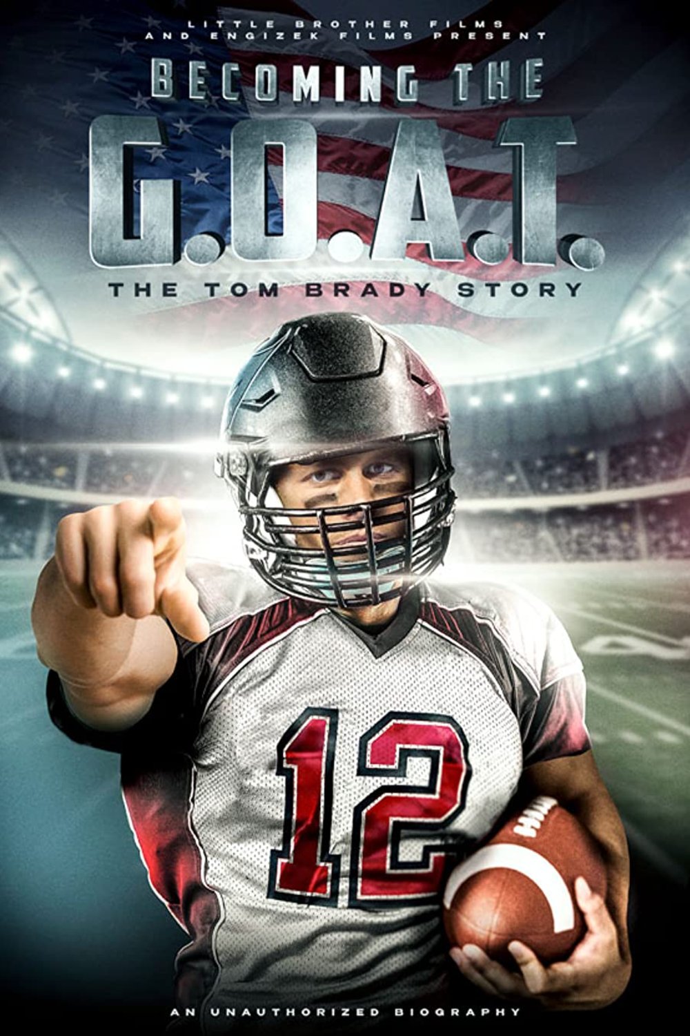 L'affiche du film Becoming the G.O.A.T.: The Tom Brady Story
