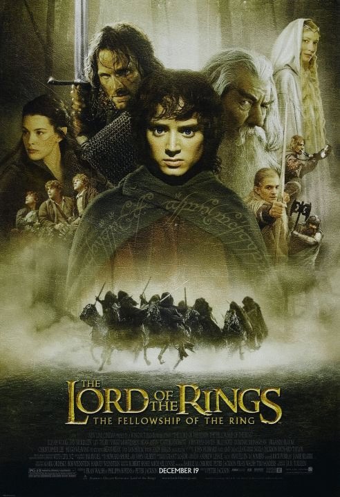 L'affiche du film Le Seigneur des Anneaux: La communauté de l'anneau