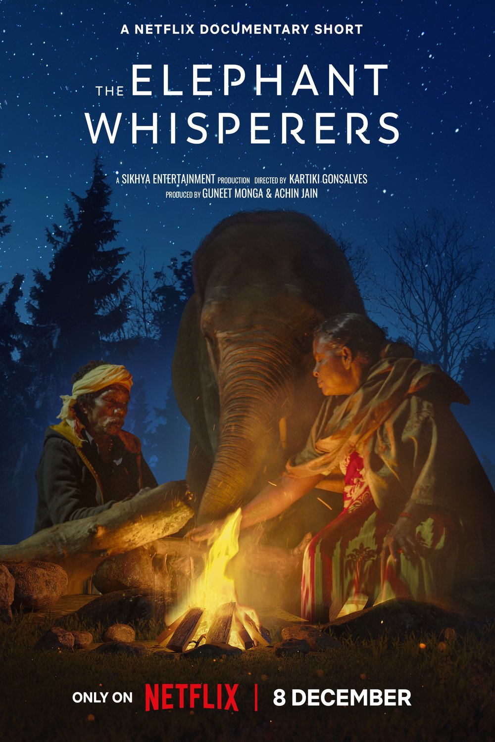 L'affiche originale du film The Elephant Whisperers en Tamoul