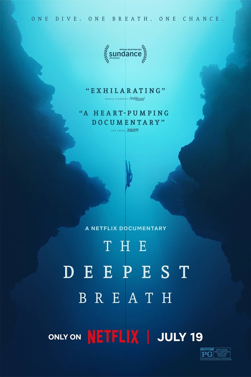 L'affiche du film The Deepest Breath