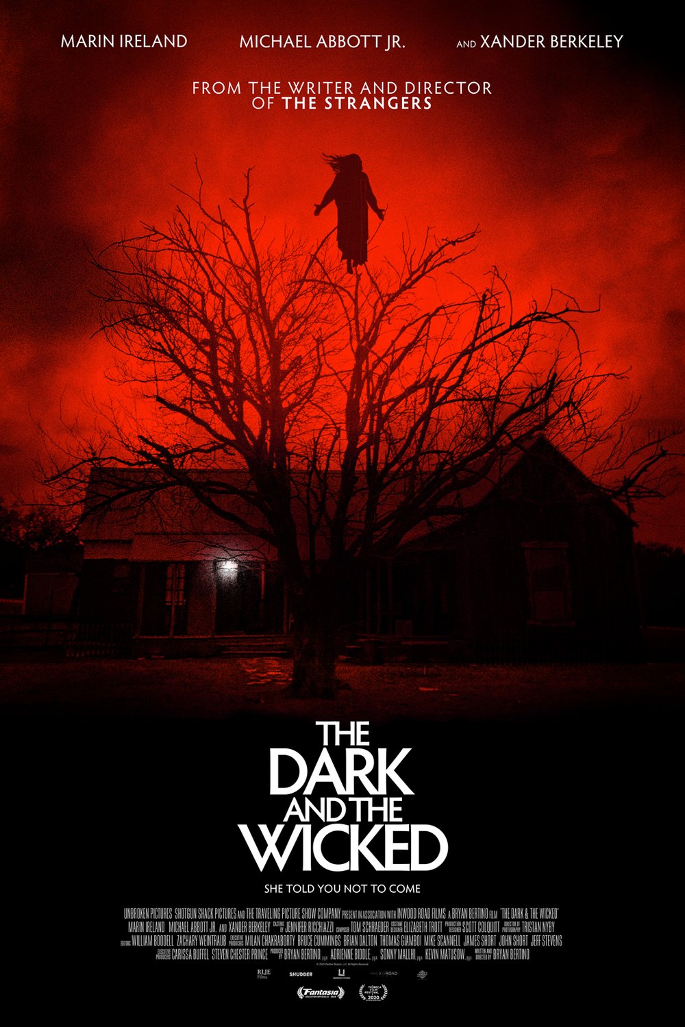 L'affiche du film The Dark and the Wicked