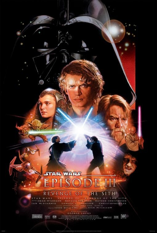 L'affiche du film Star Wars: Episode III - Revenge of the Sith