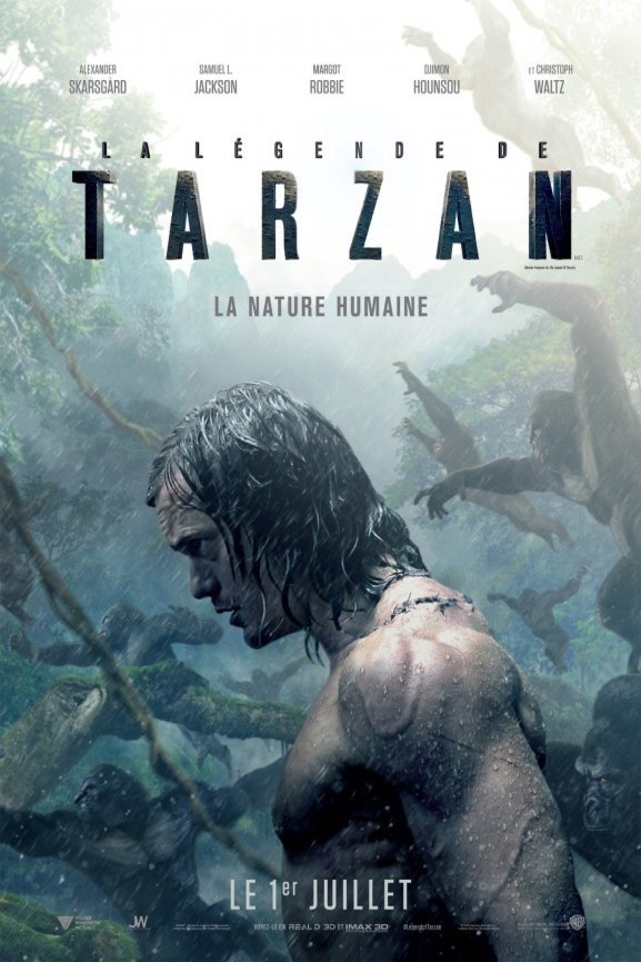 L'affiche du film La Légende de Tarzan