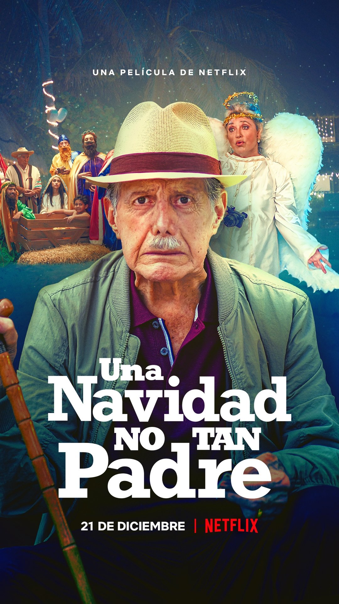 L'affiche originale du film Una navidad no tan padre en espagnol