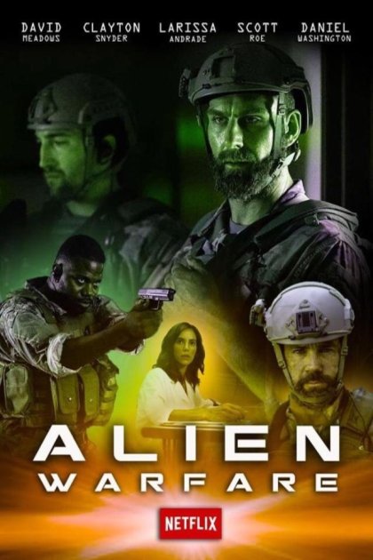 L'affiche du film Alien Warfare