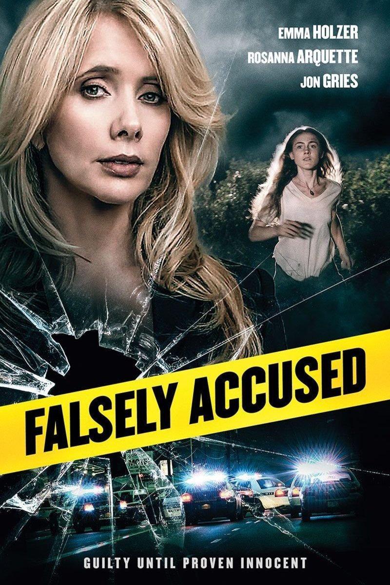 L'affiche du film Falsely Accused