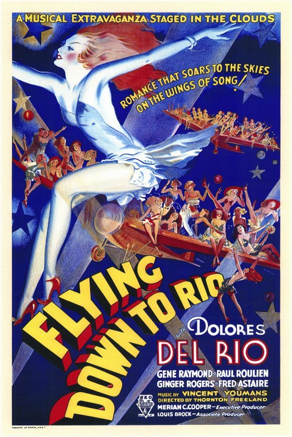 L'affiche du film Flying Down to Rio