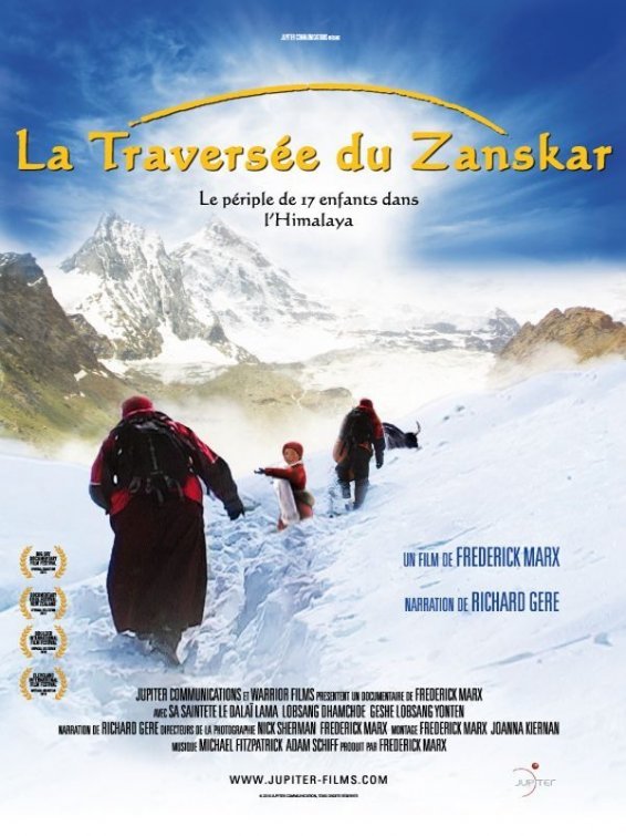 L'affiche du film La Traversée du Zanskar