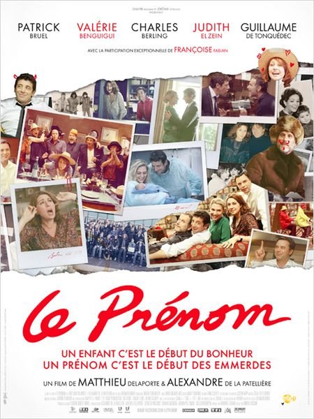 L'affiche du film Le Prénom