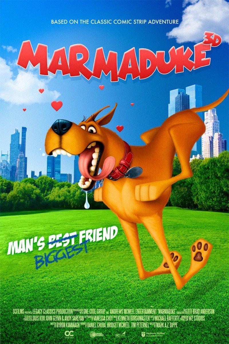 L'affiche du film Marmaduke