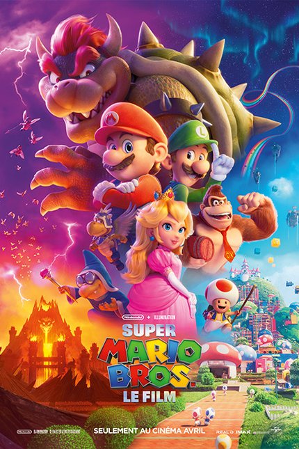 L'affiche du film Super Mario Bros. Le film
