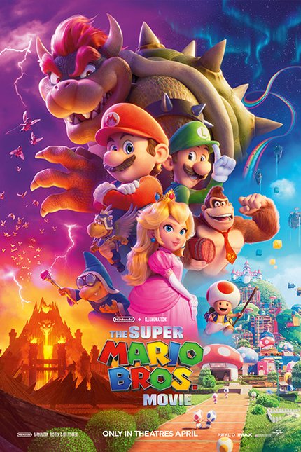 L'affiche du film Super Mario Bros: The Movie
