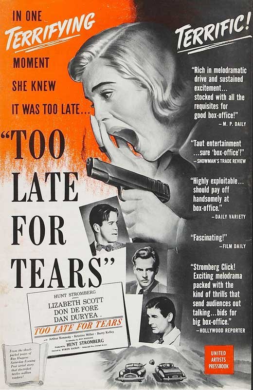 Poster of the movie Too Late for Tears