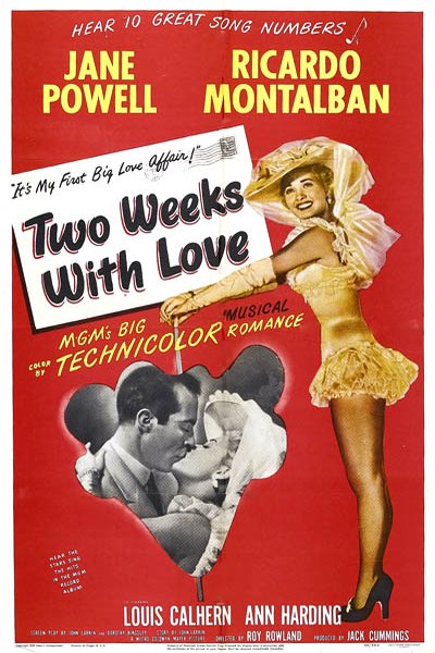 L'affiche du film Two Weeks with Love