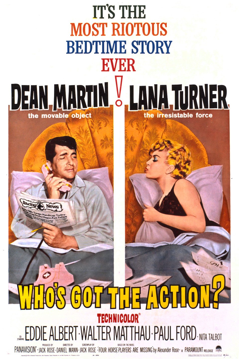L'affiche du film Who's Got the Action?