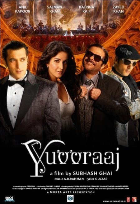 L'affiche originale du film Yuvvraaj en Hindi
