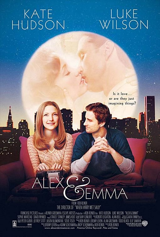 L'affiche du film Alex and Emma