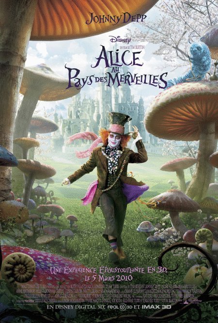 L'affiche du film Alice au Pays des Merveilles