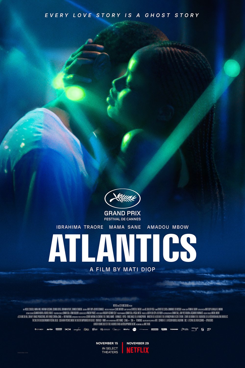 L'affiche du film Atlantics