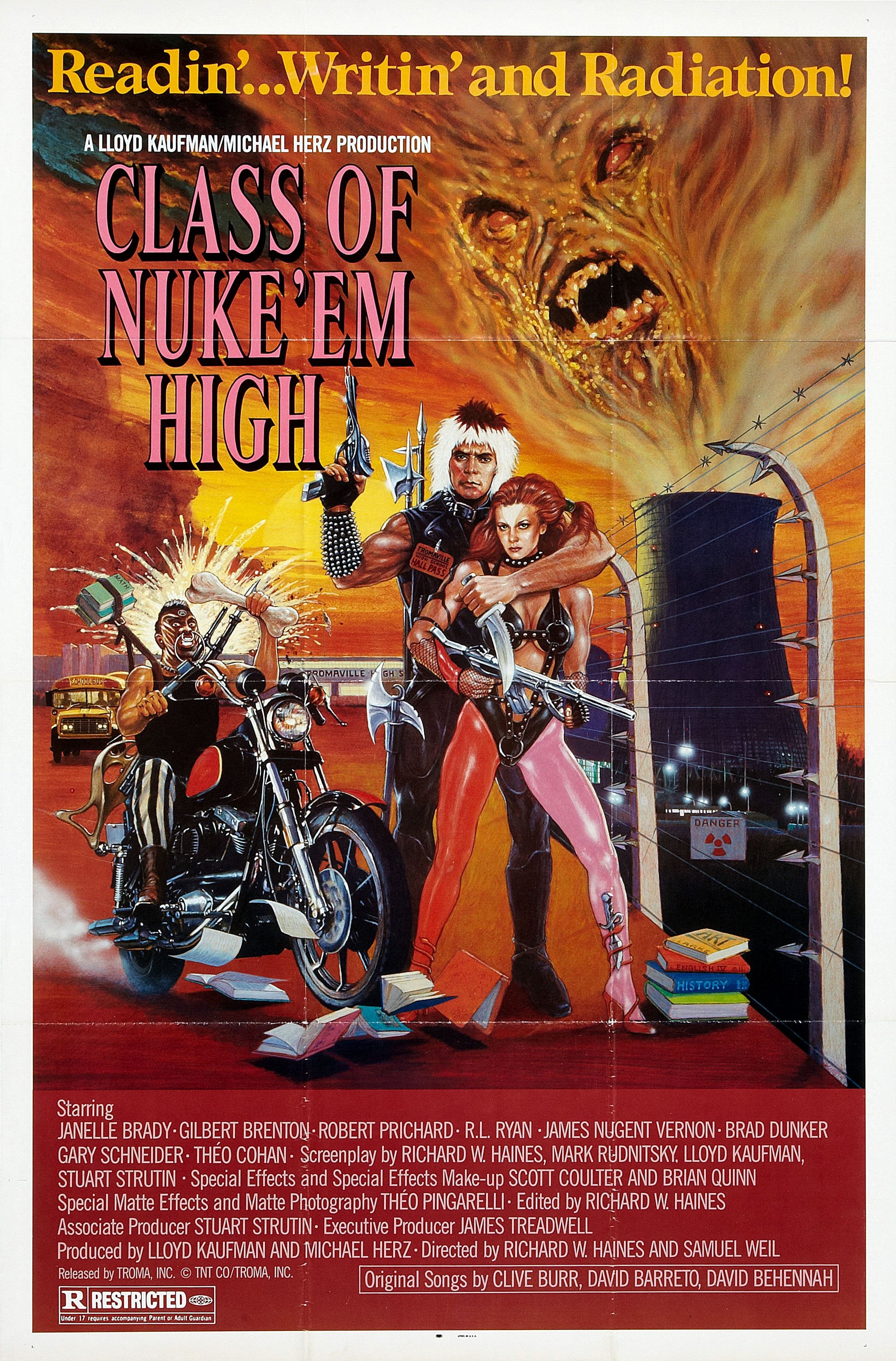 L'affiche du film Class of Nuke 'Em High