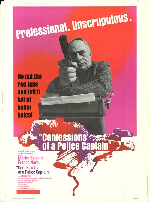 L'affiche du film Confessions of a Police Captain
