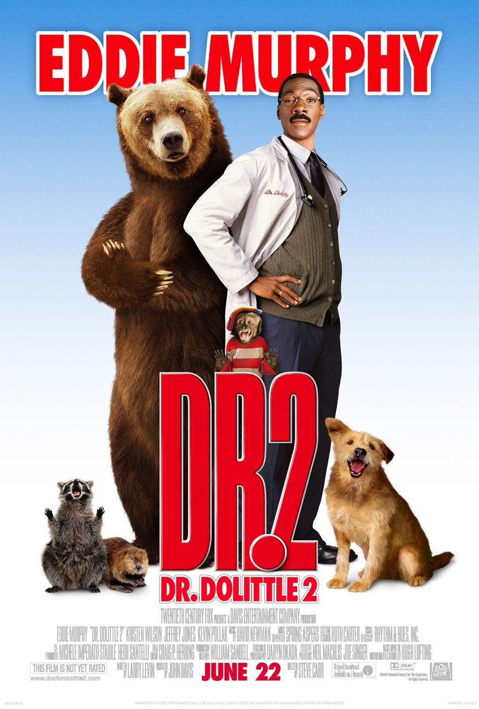 L'affiche du film Dr. Dolittle 2