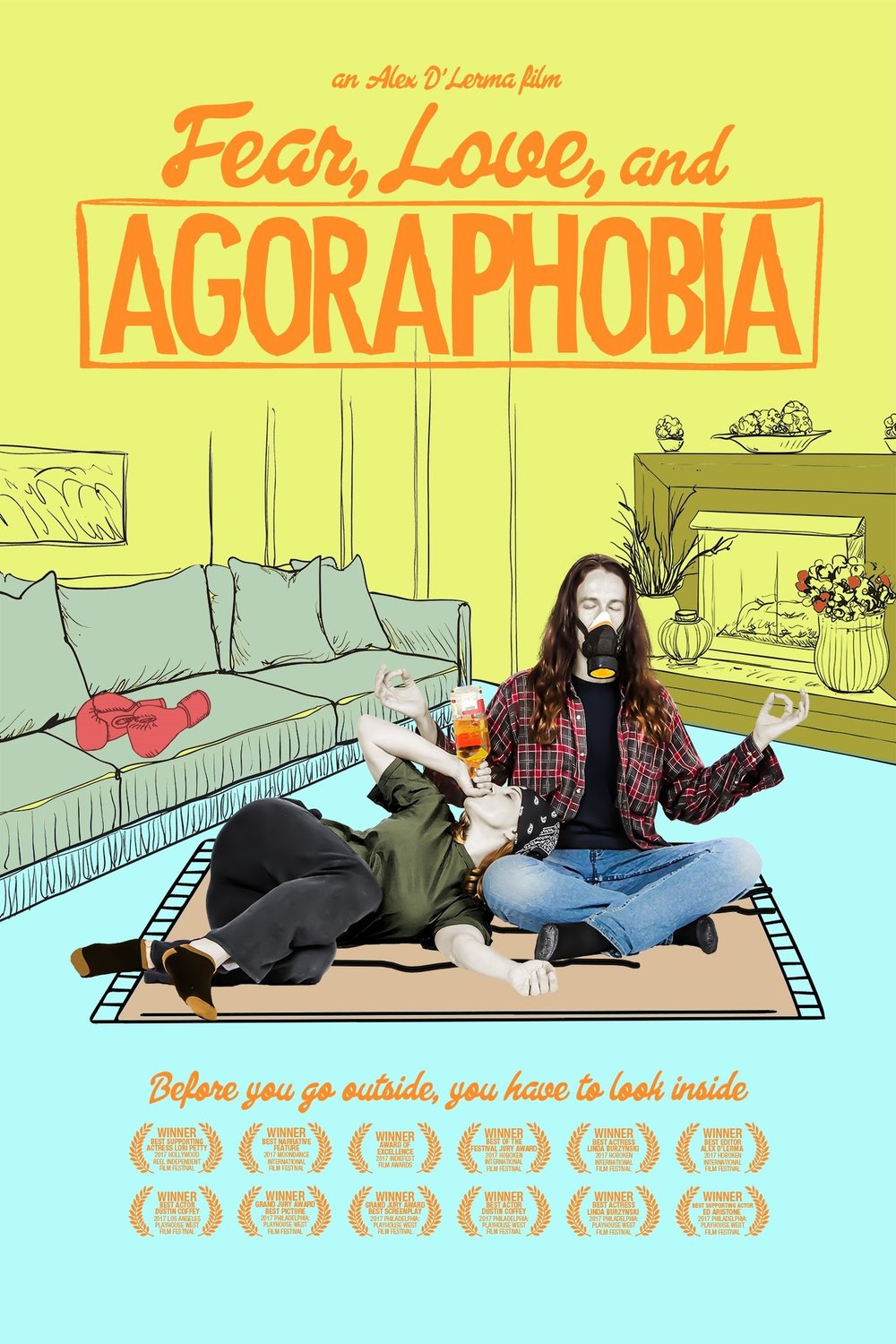 L'affiche du film Fear, Love, and Agoraphobia