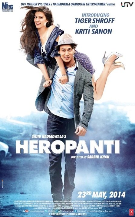 L'affiche originale du film Heropanti en Hindi