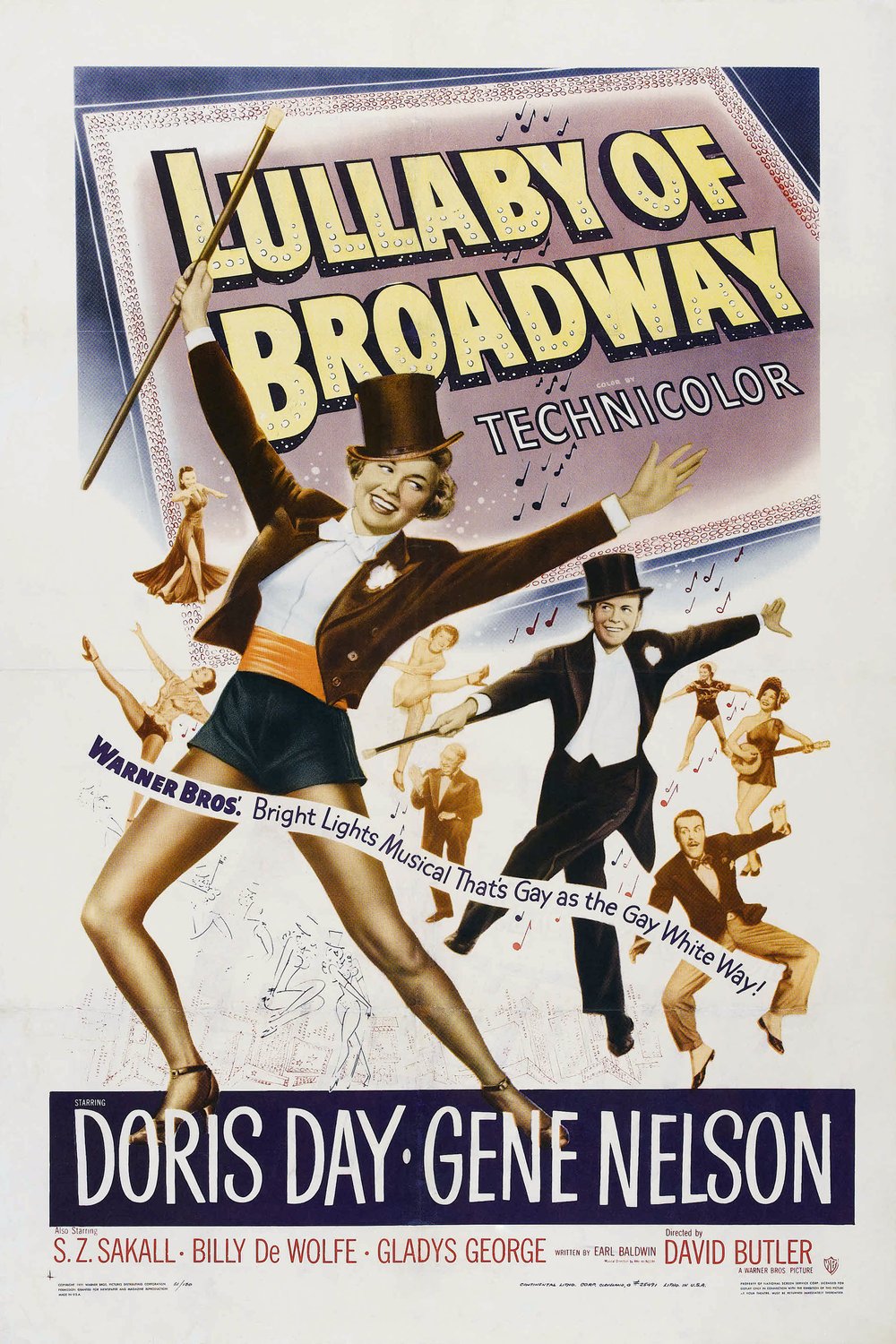 L'affiche du film Lullaby of Broadway