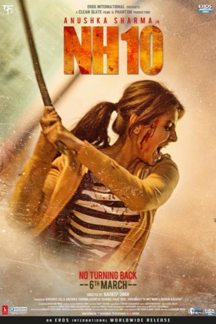 L'affiche originale du film Nh10 en Hindi