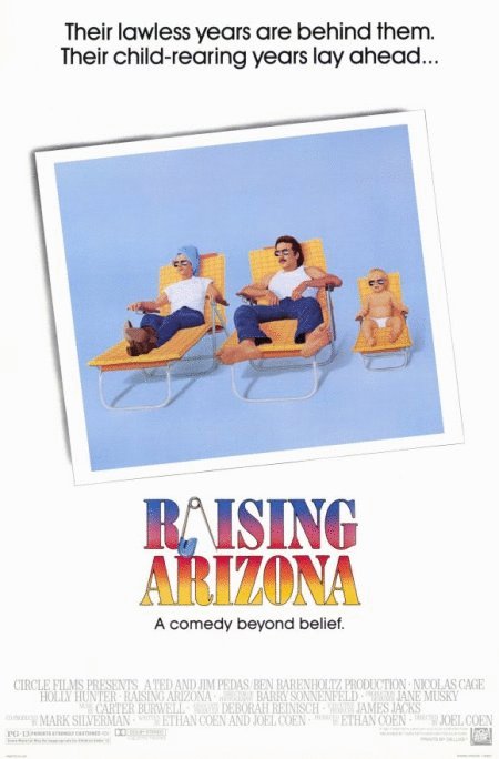L'affiche du film Raising Arizona
