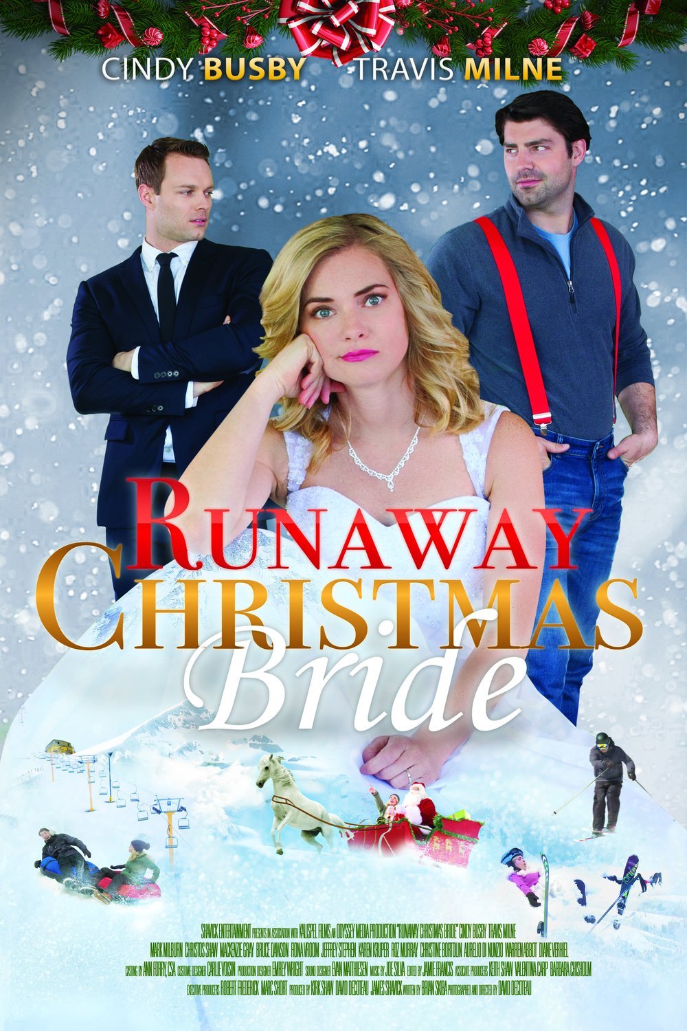 L'affiche du film Runaway Christmas Bride
