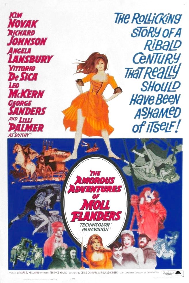 L'affiche du film The Amorous Adventures of Moll Flanders