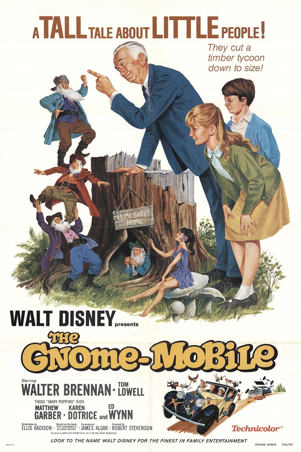 L'affiche du film The Gnome-Mobile