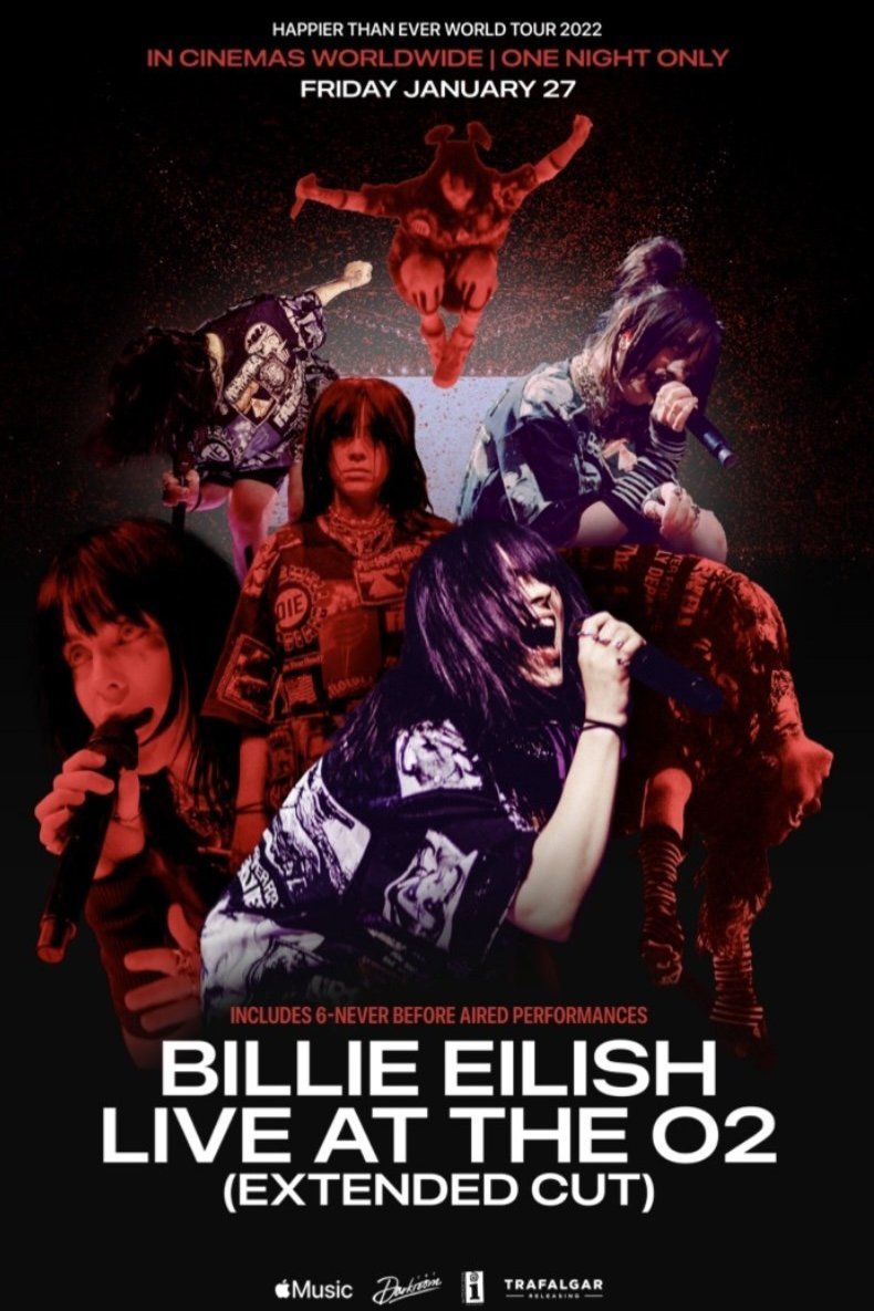 L'affiche du film Billie Eilish Live at the O2