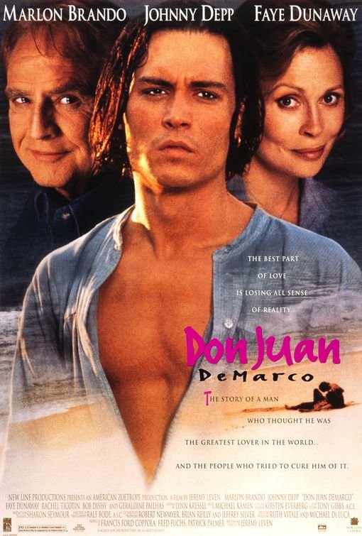 L'affiche du film Don Juan DeMarco