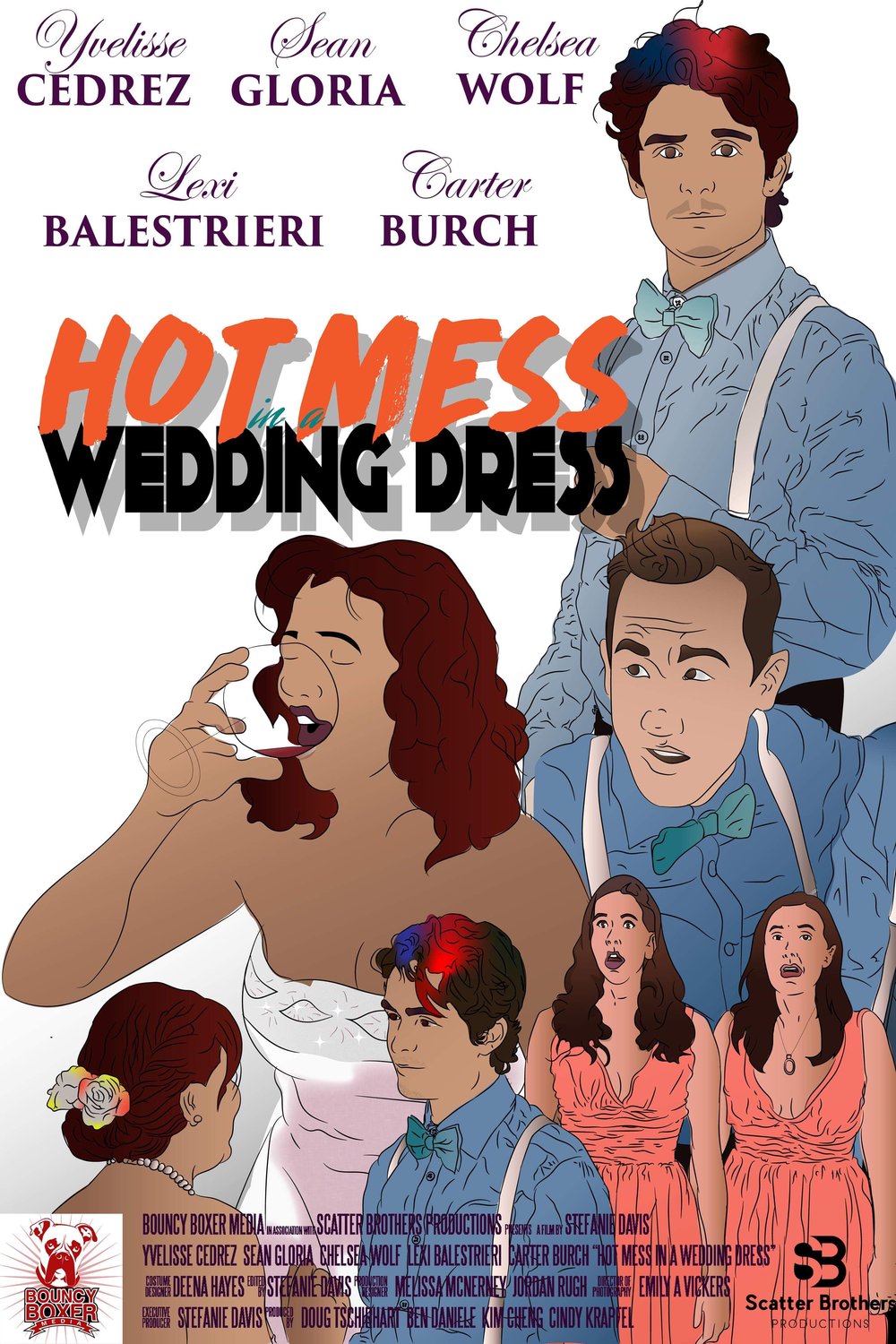 L'affiche du film Hot Mess in a Wedding Dress