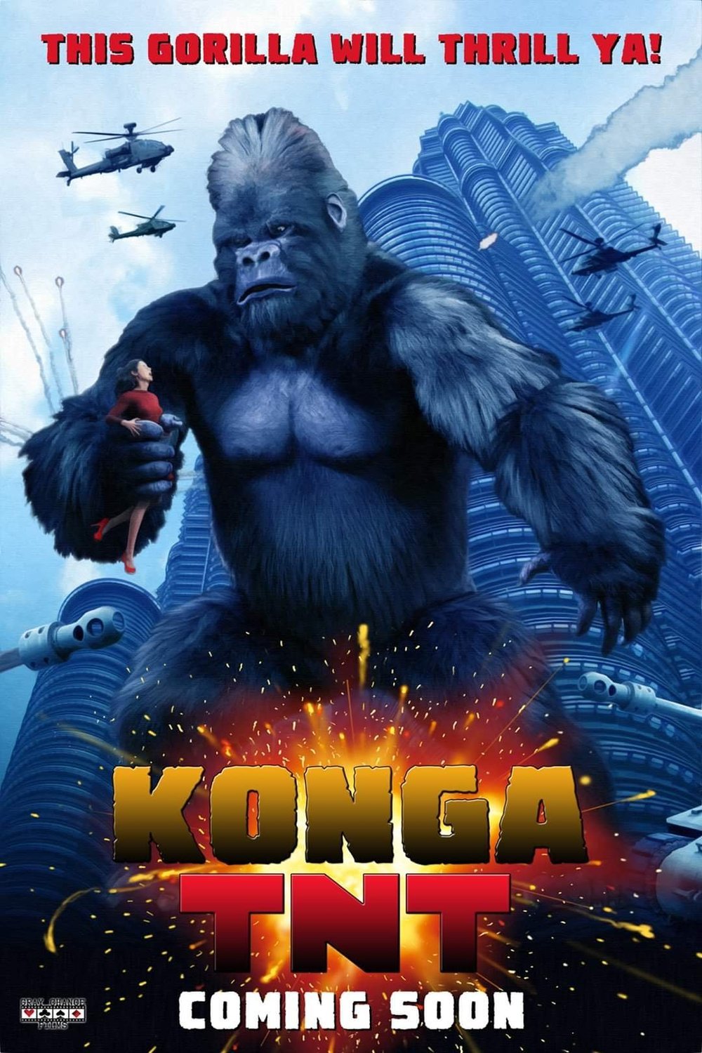 L'affiche du film Konga TNT