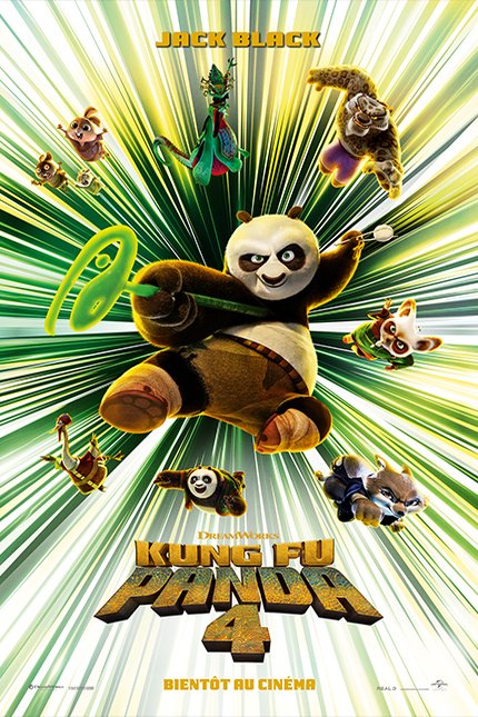 L'affiche du film Kung Fu Panda 4 v.f.