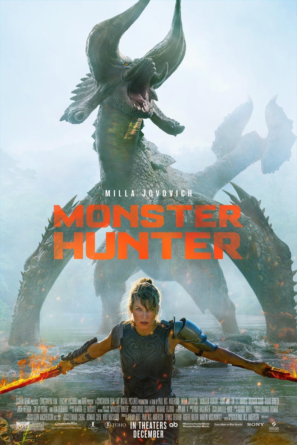 L'affiche du film Monster Hunter v.f.
