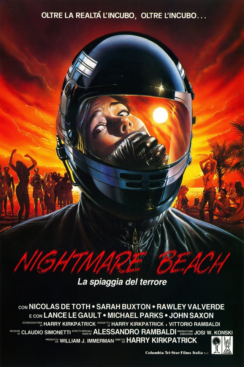 L'affiche du film Nightmare Beach