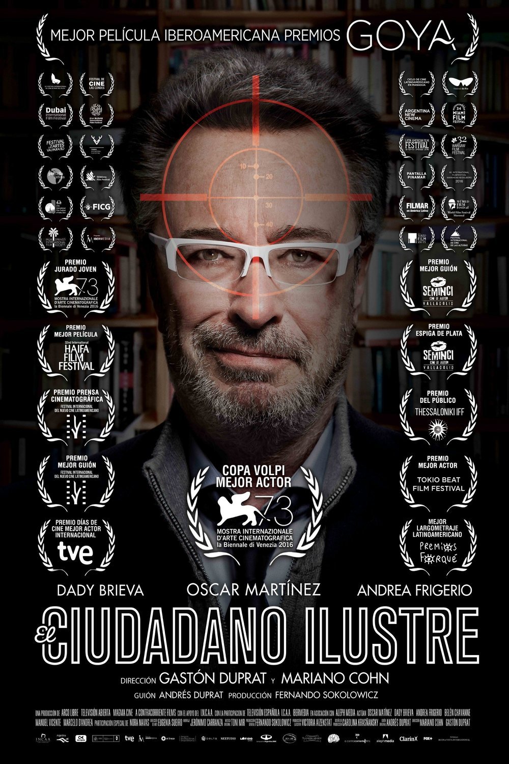 L'affiche originale du film The Distinguished Citizen en espagnol