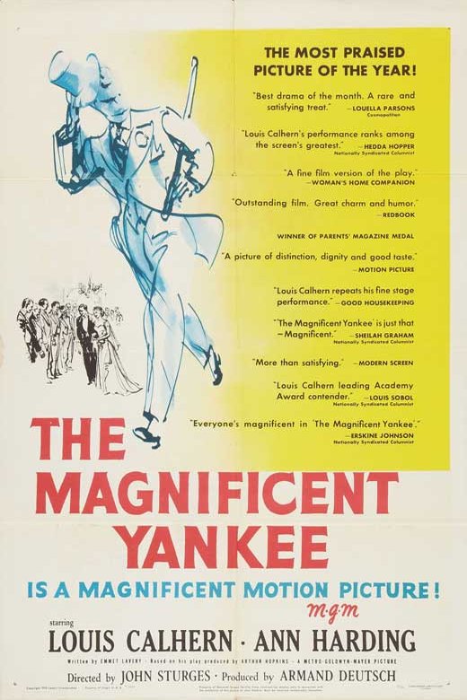 L'affiche du film The Magnificent Yankee