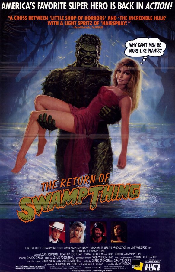 L'affiche du film The Return of Swamp Thing
