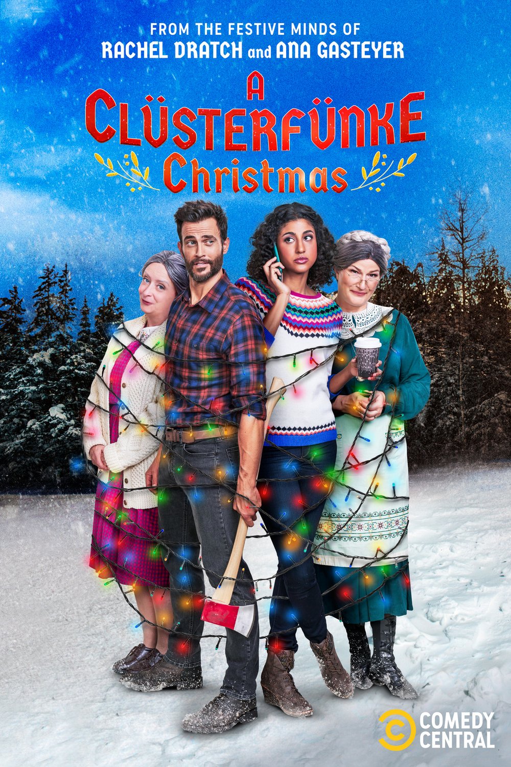 L'affiche du film A Clüsterfünke Christmas