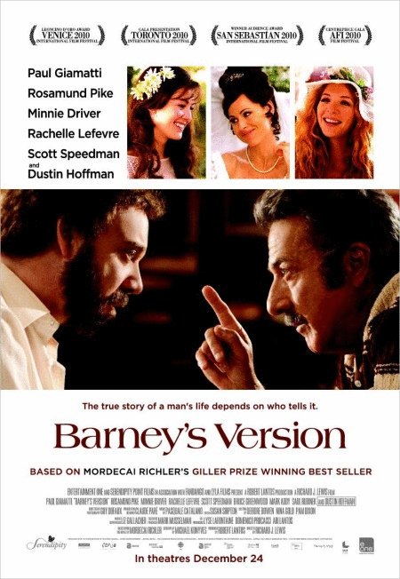 L'affiche du film Barney's Version